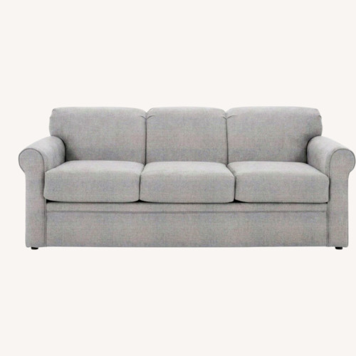 Used Raymour & Flanigan Braxton Fog Sleeper Sofa for sale on AptDeco