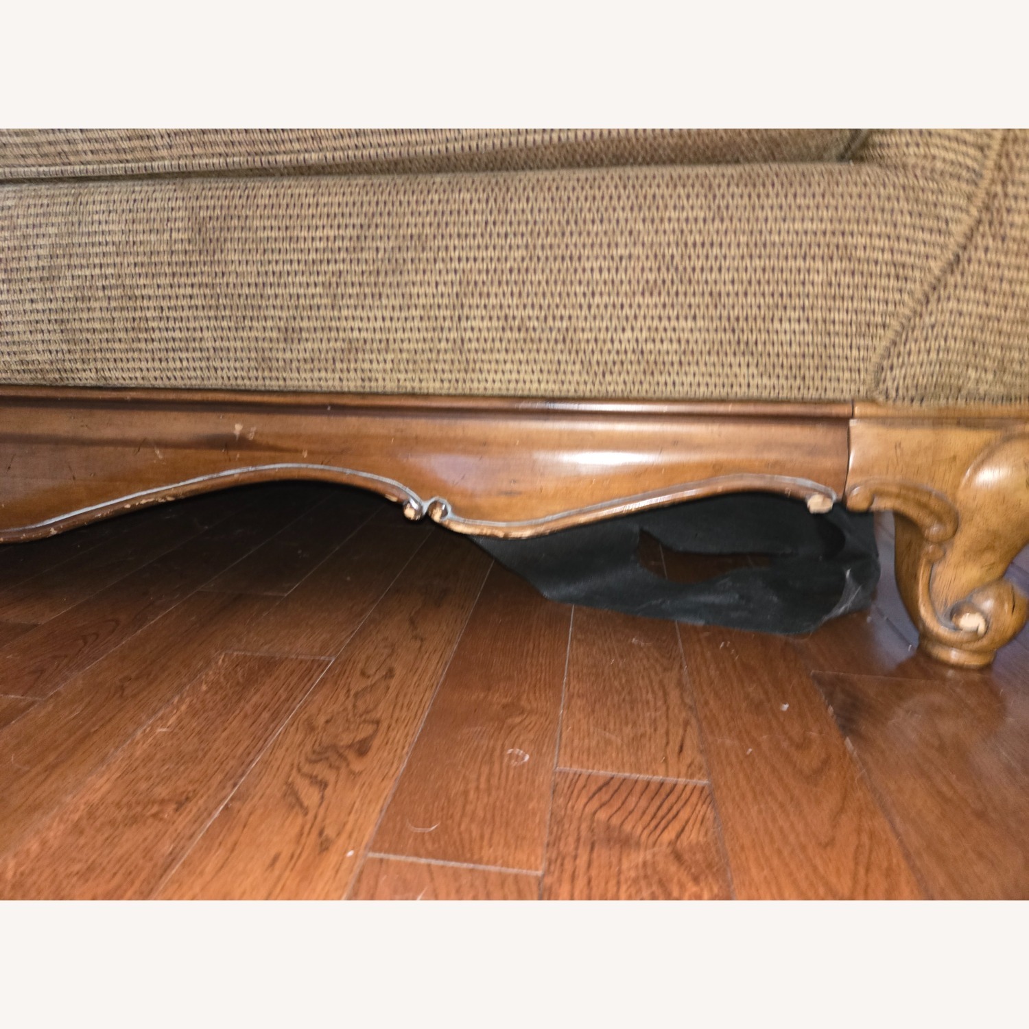 Dark Brown Sleeper Sofa Vintage - image-4