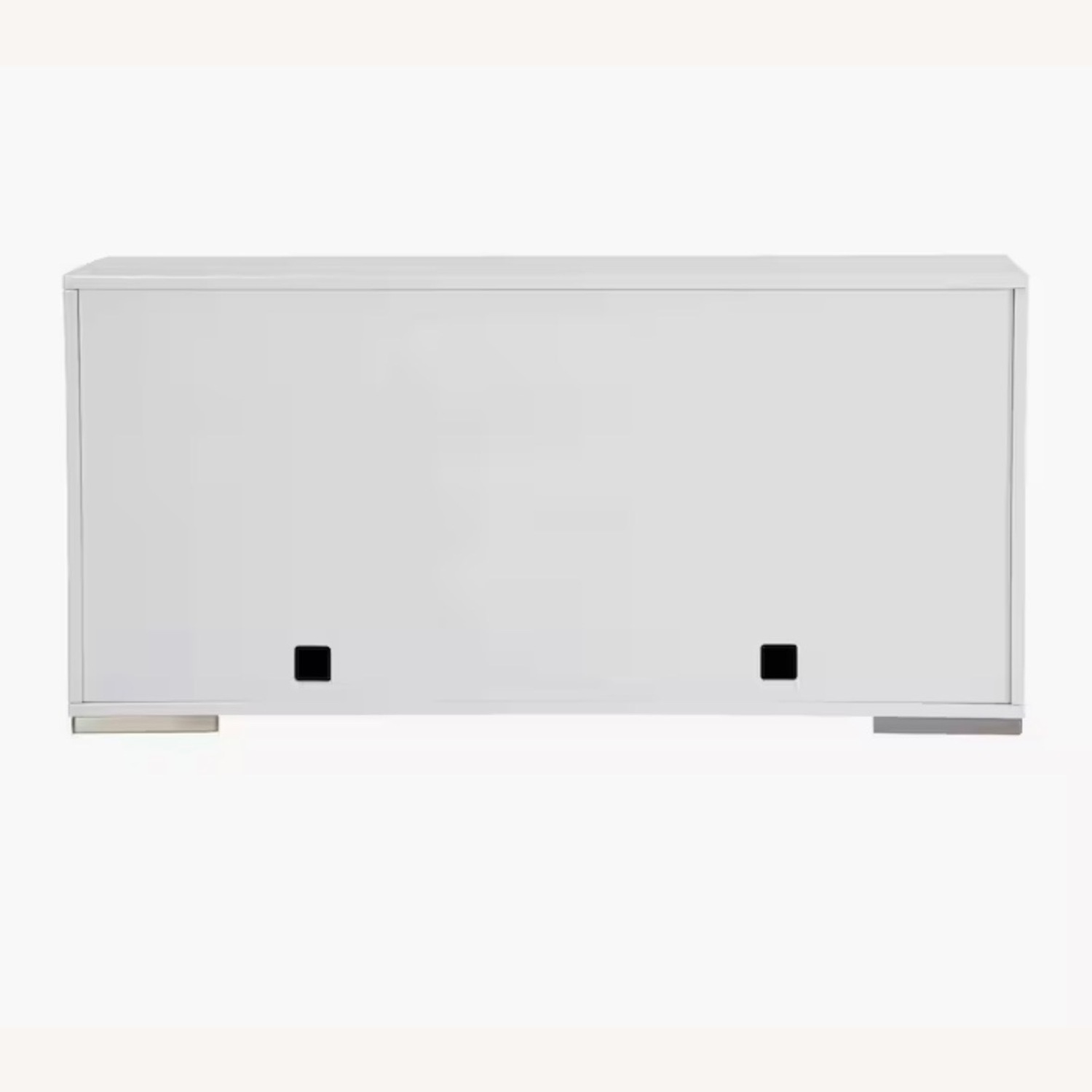 CB2 Fuel Gloss White Lacquer Sideboard - image-3