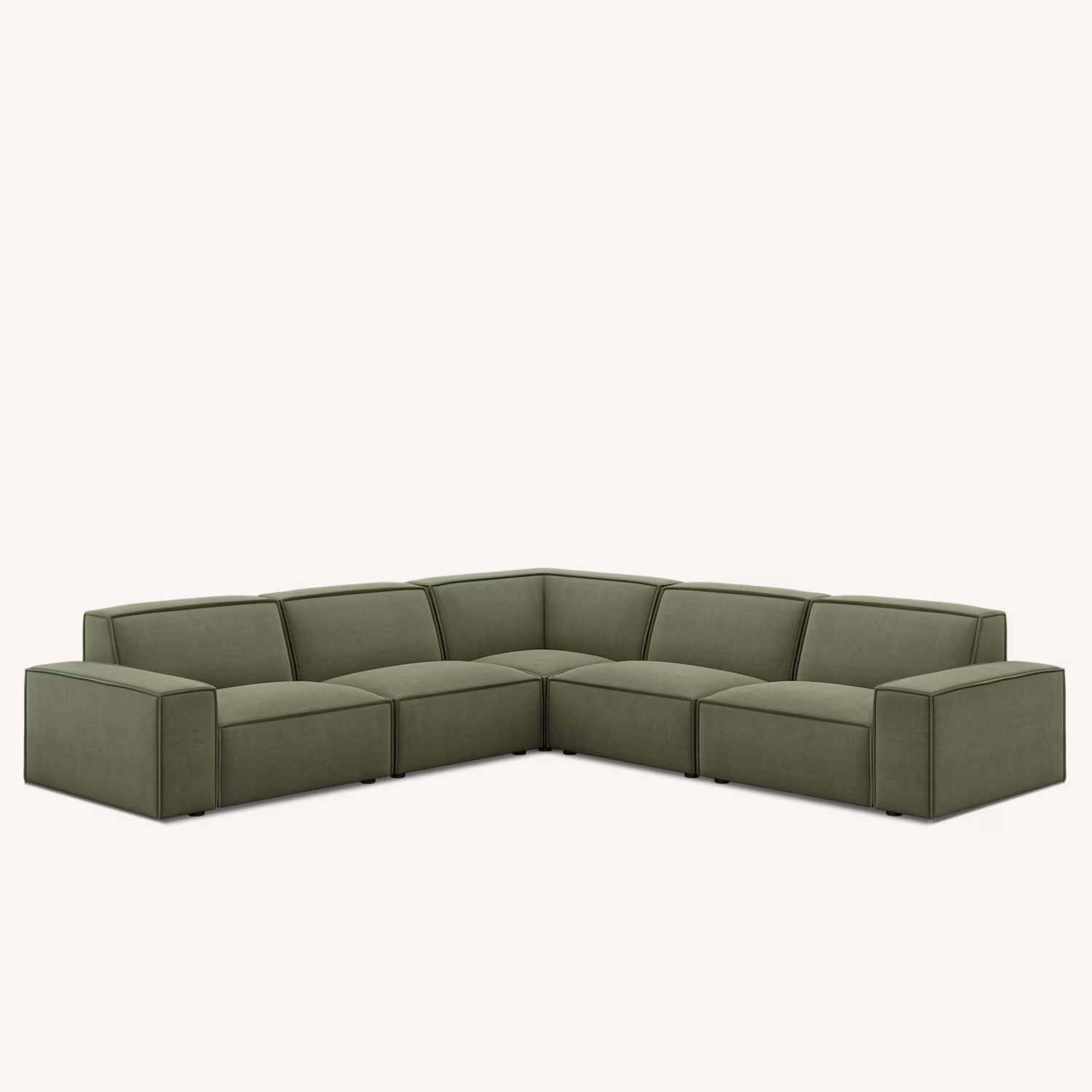 Castlery Jonathan Dark Gray Fabric 3+ Piece Sectional - image-5