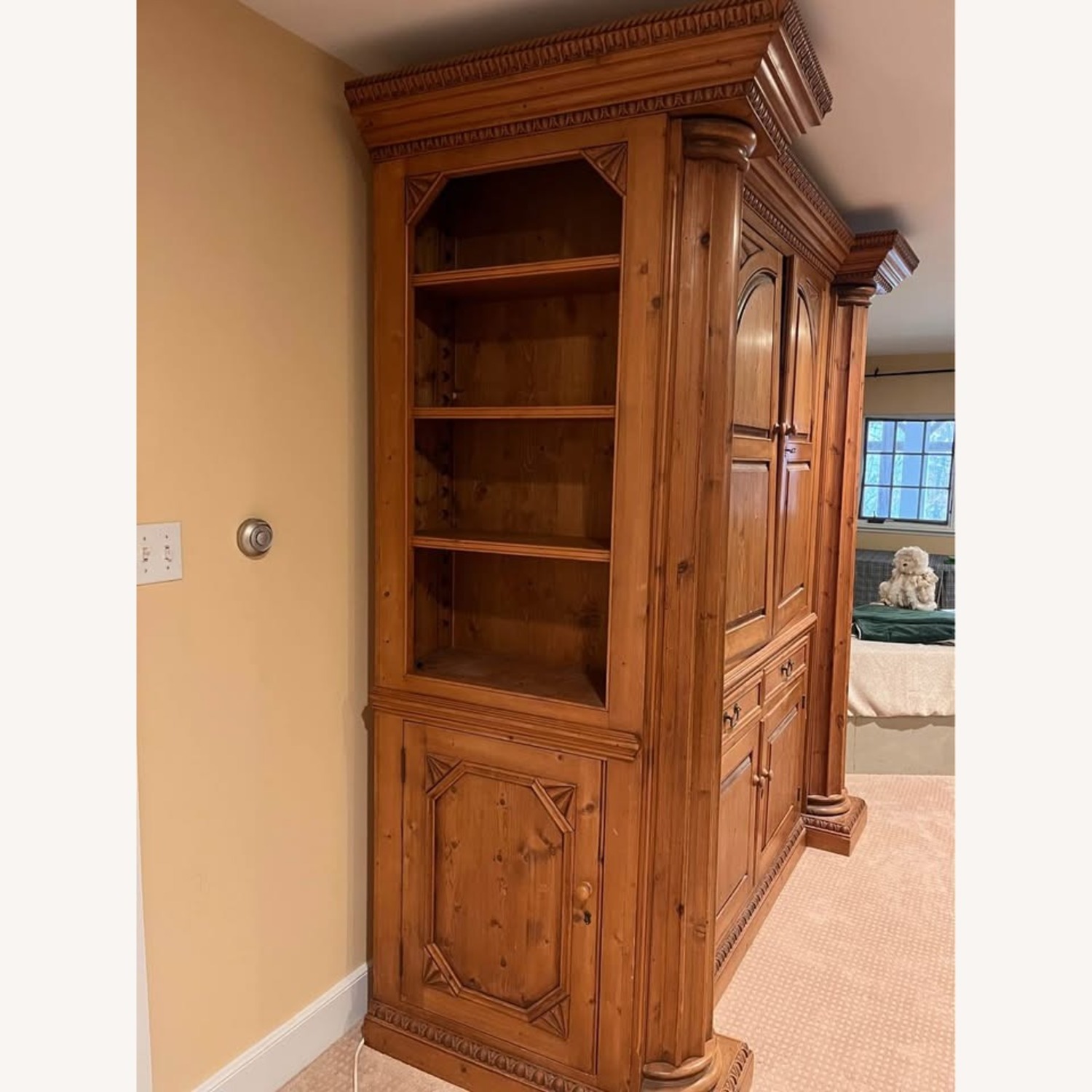 Wood Armoire - image-3