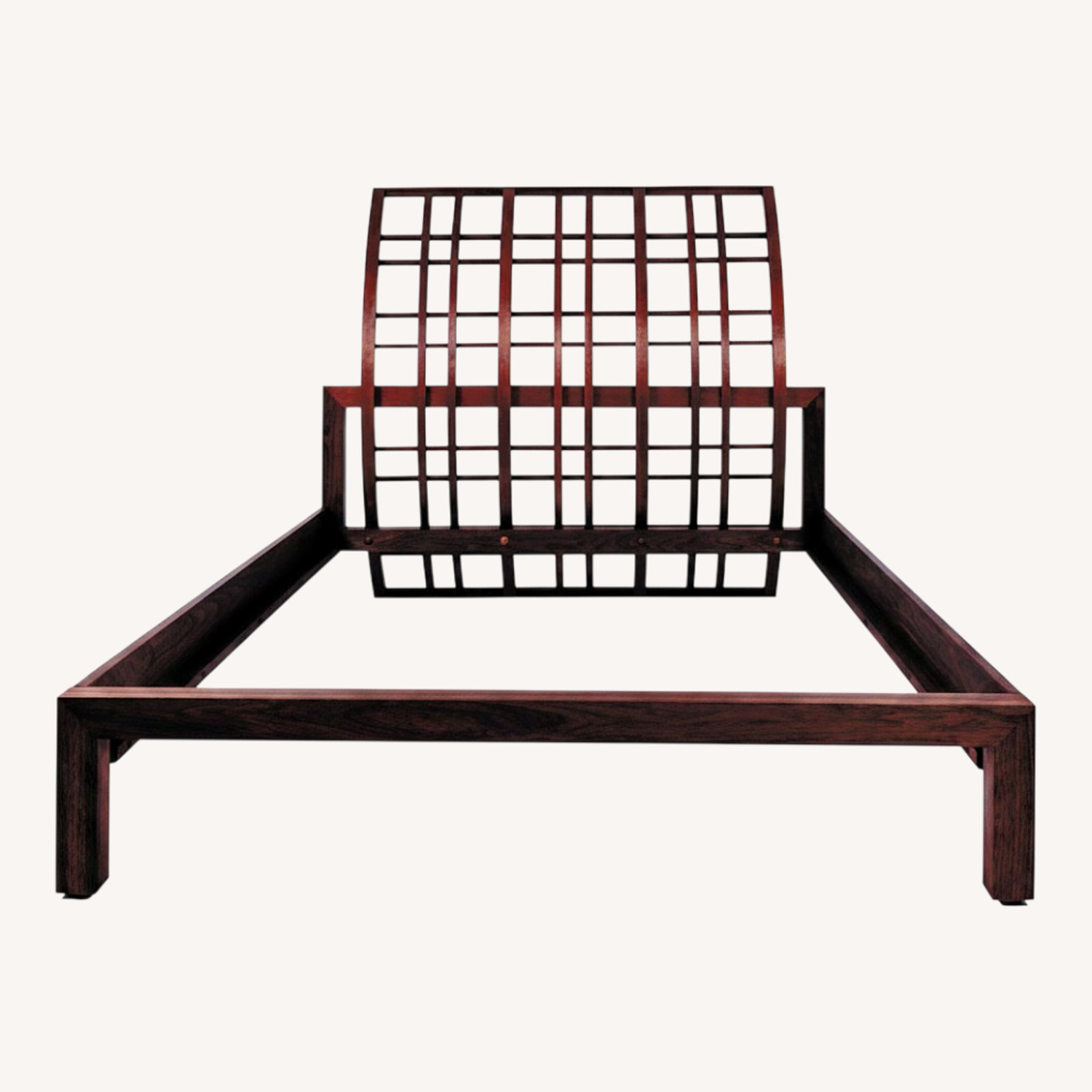Contemporary Wood Bed - image-0