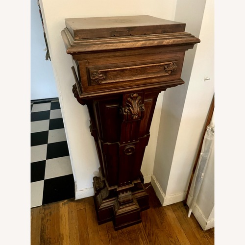 Used 19th-Century Pedestal with Secret Compartment for sale on AptDeco