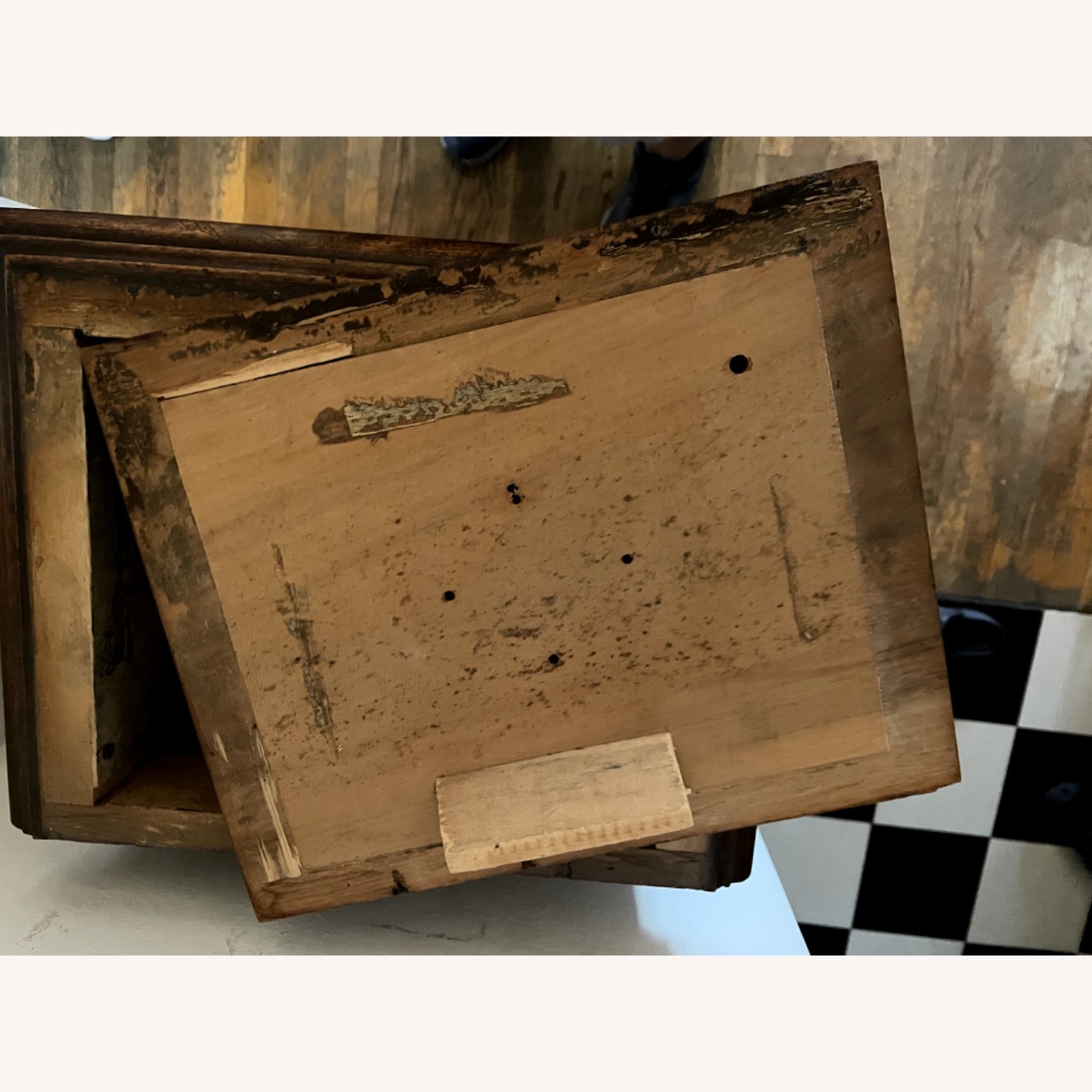 19th-Century Pedestal with Secret Compartment - image-4