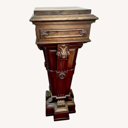 Used 19th-Century Pedestal with Secret Compartment for sale on AptDeco
