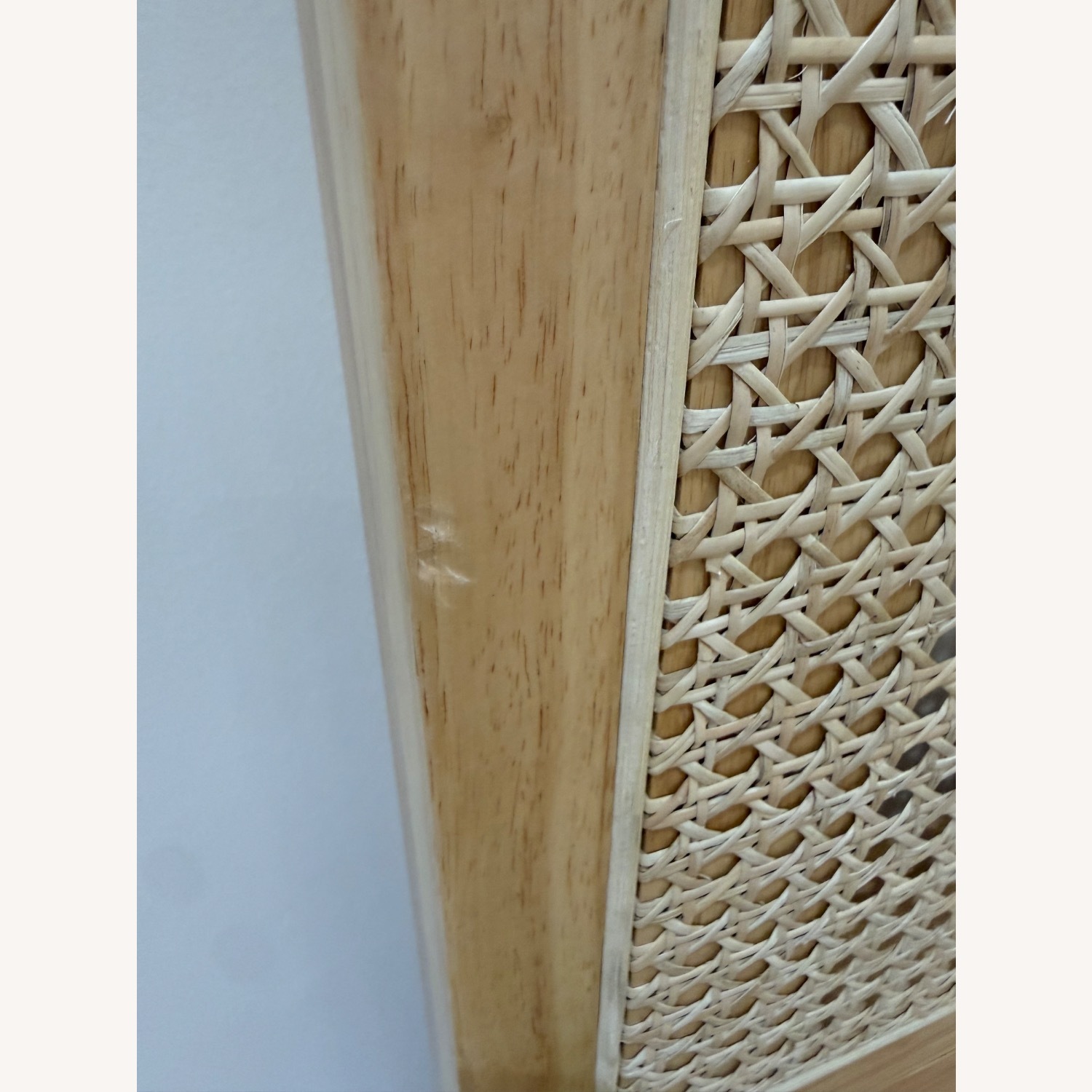 Natural Wood Queen Bed - image-2