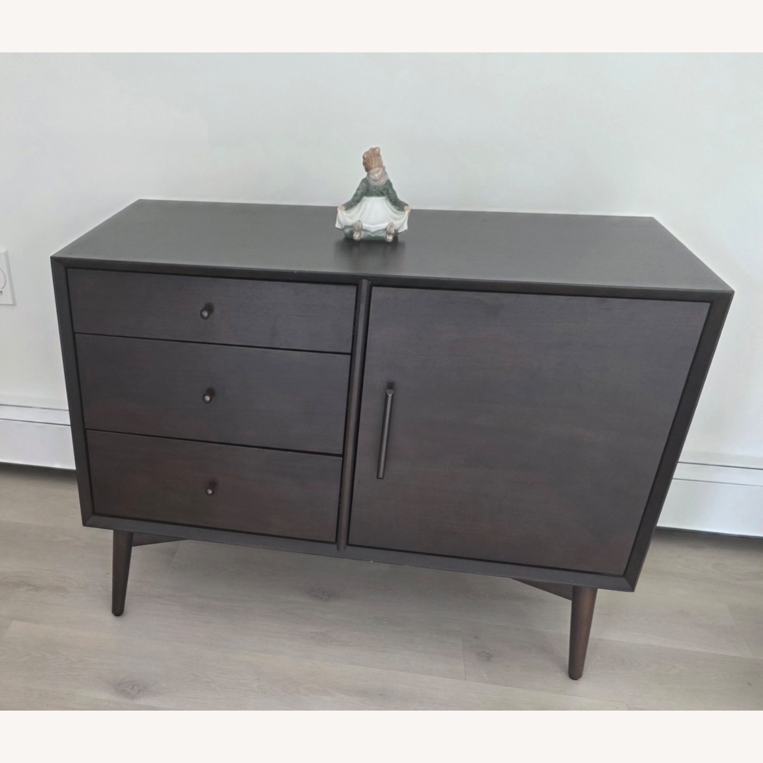 West Elm Mid-Century Dark Brown Media Storage - image-2