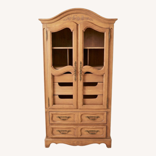 Used Vintage/Antique Dark Brown Armoire for sale on AptDeco