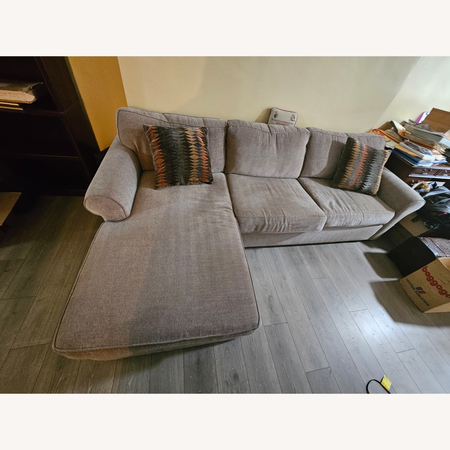Raymour & Flanigan Natural 3+ Seater Sofa - image-3