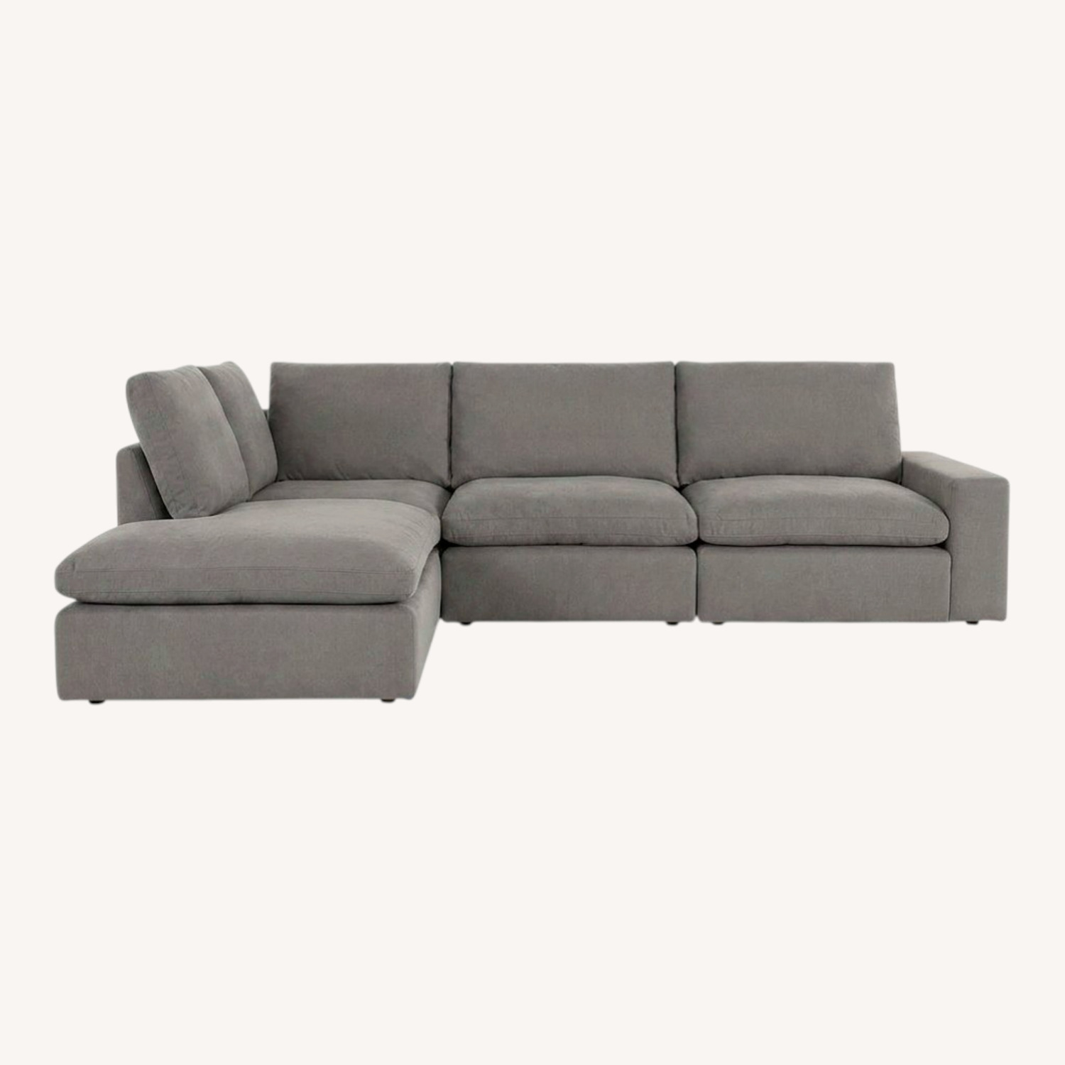 Dream Gray Power Reclining Modular Sectional - image-0