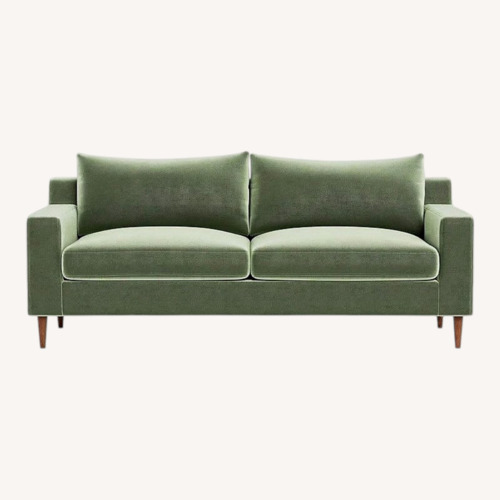Used Interior Define Sloane Green Velvet 3-Seat Sofa for sale on AptDeco