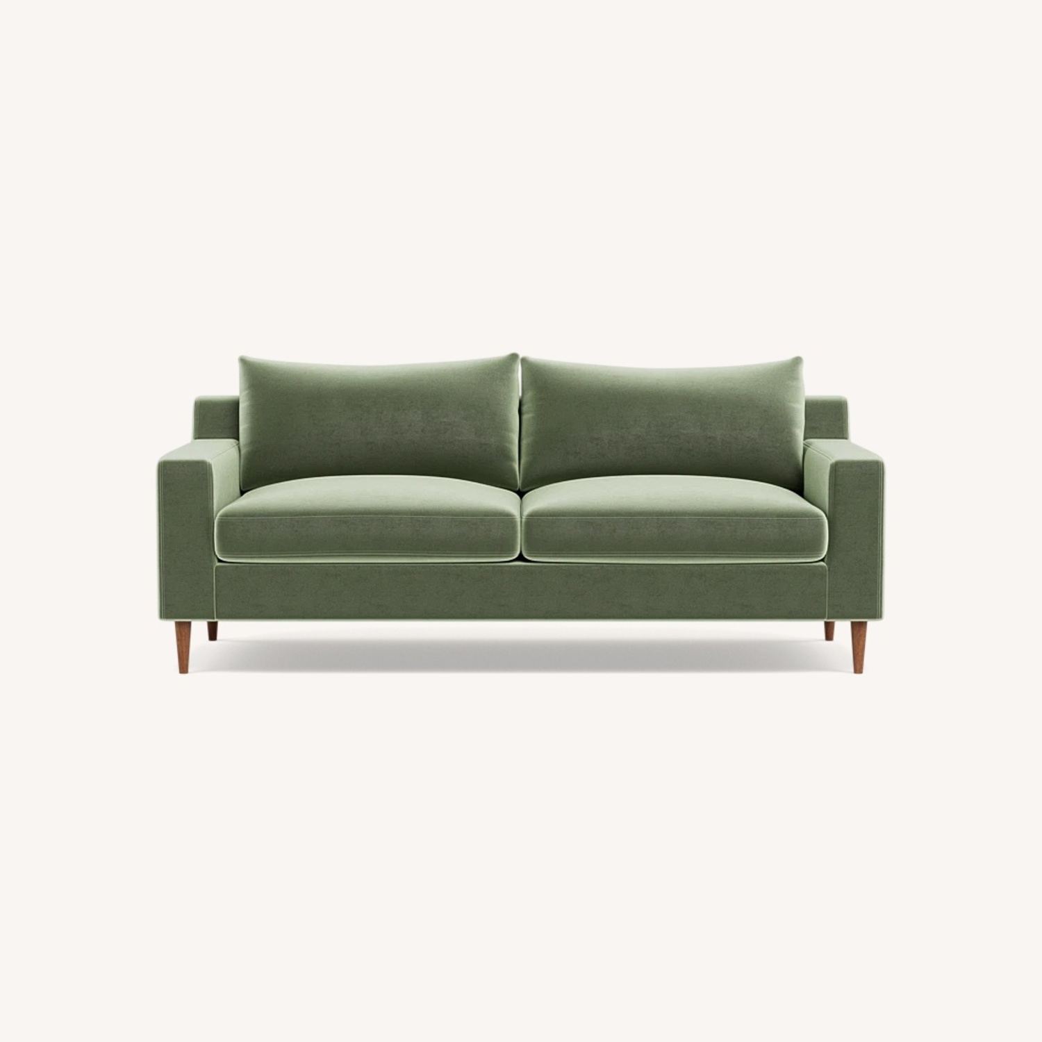 Interior Define Sloane Green Velvet 3-Seat Sofa - image-4