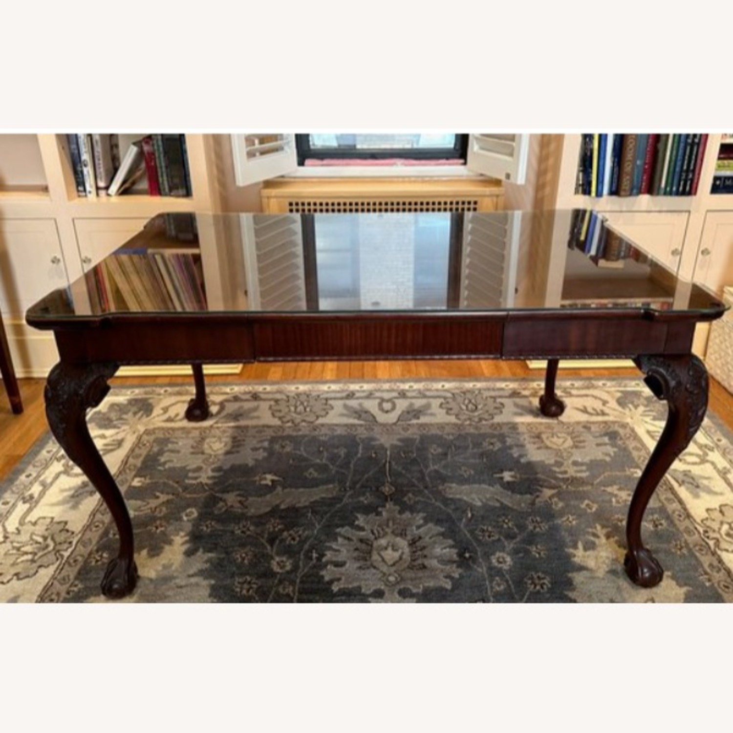 Vintage/Antique Finds Dark Brown Dining Table - image-1