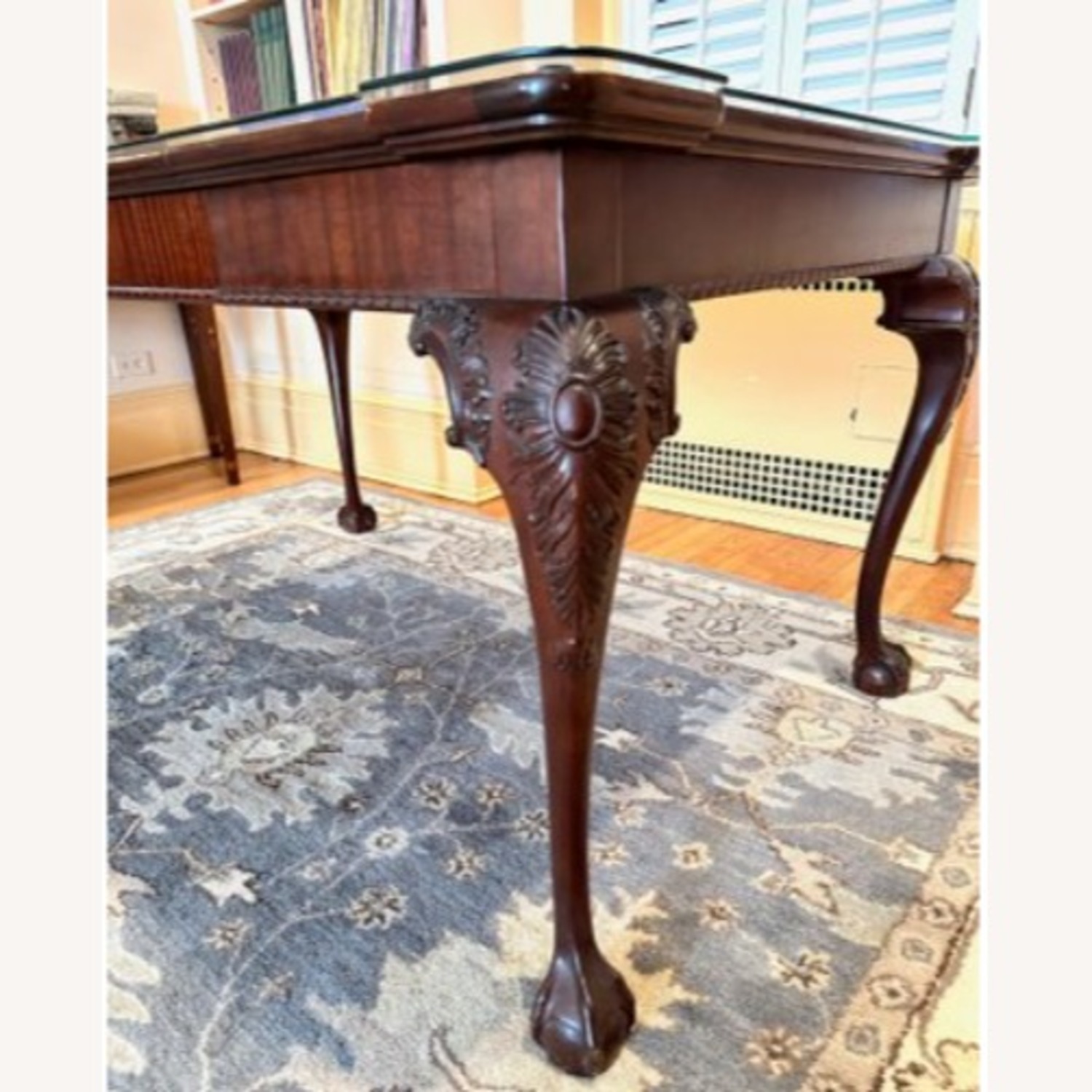 Vintage/Antique Finds Dark Brown Dining Table - image-3