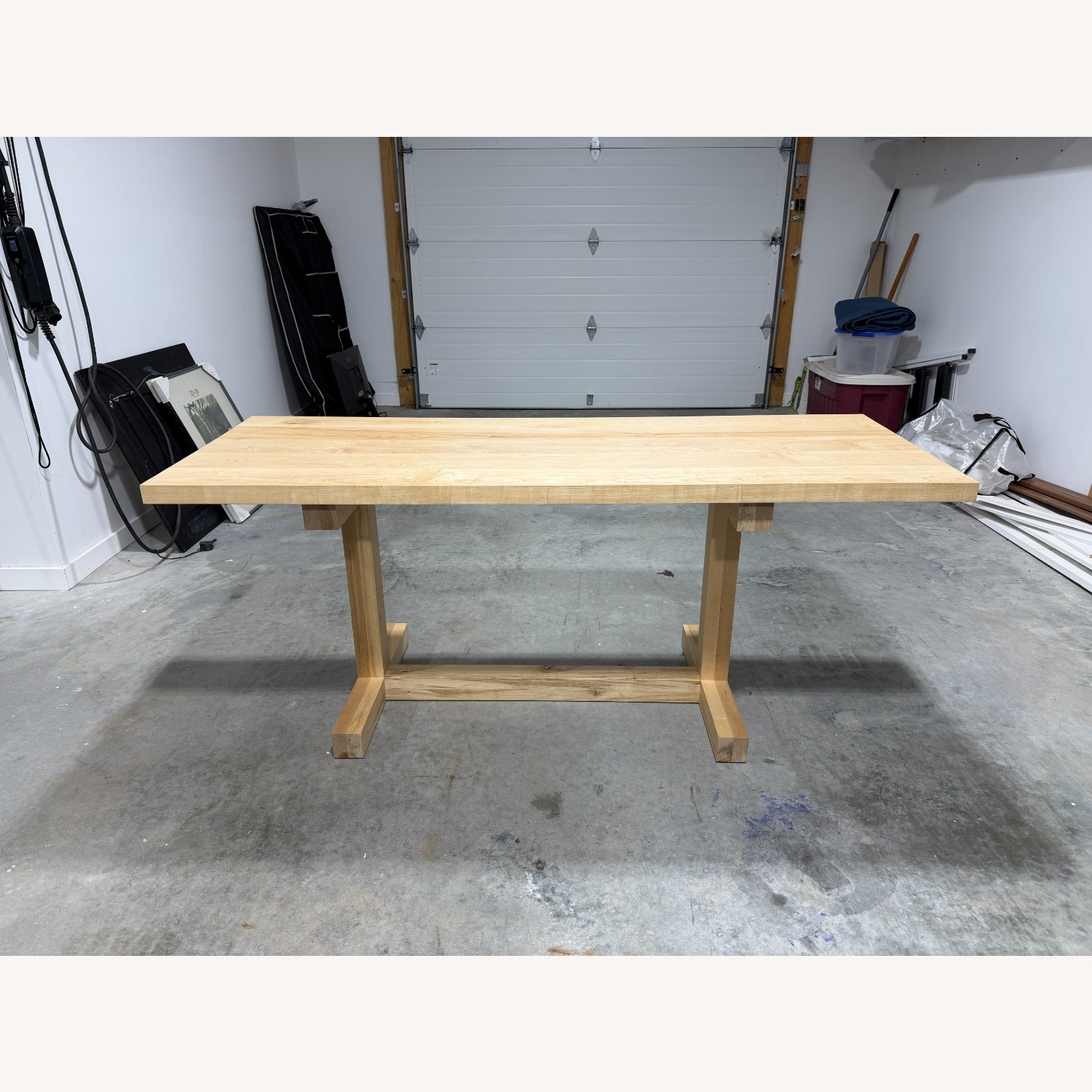 Maple Natural Solid Wood Dining Table - image-2
