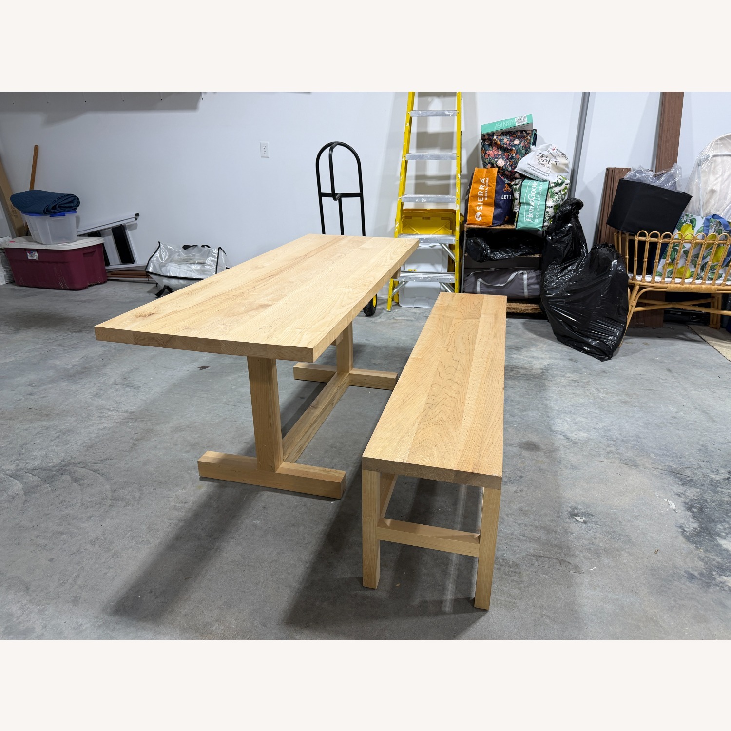 Maple Natural Solid Wood Dining Table - image-1