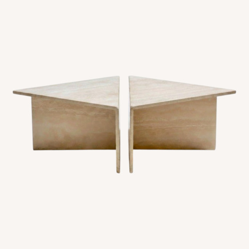 Used Vintage/Antique Finds Natural Marble Coffee Table for sale on AptDeco