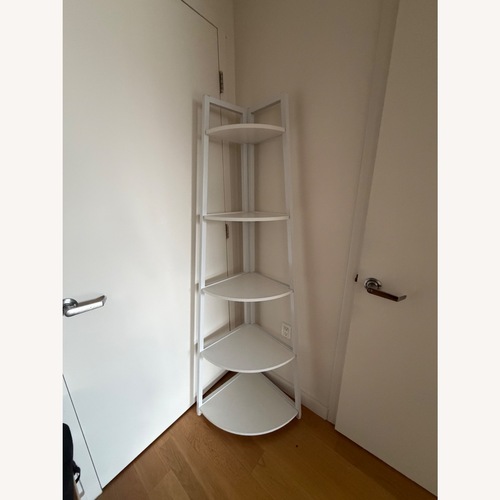 Used Wayfair White Wood Bookcase for sale on AptDeco