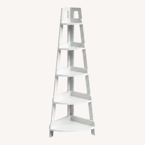 Used Wayfair White Wood Bookcase for sale on AptDeco