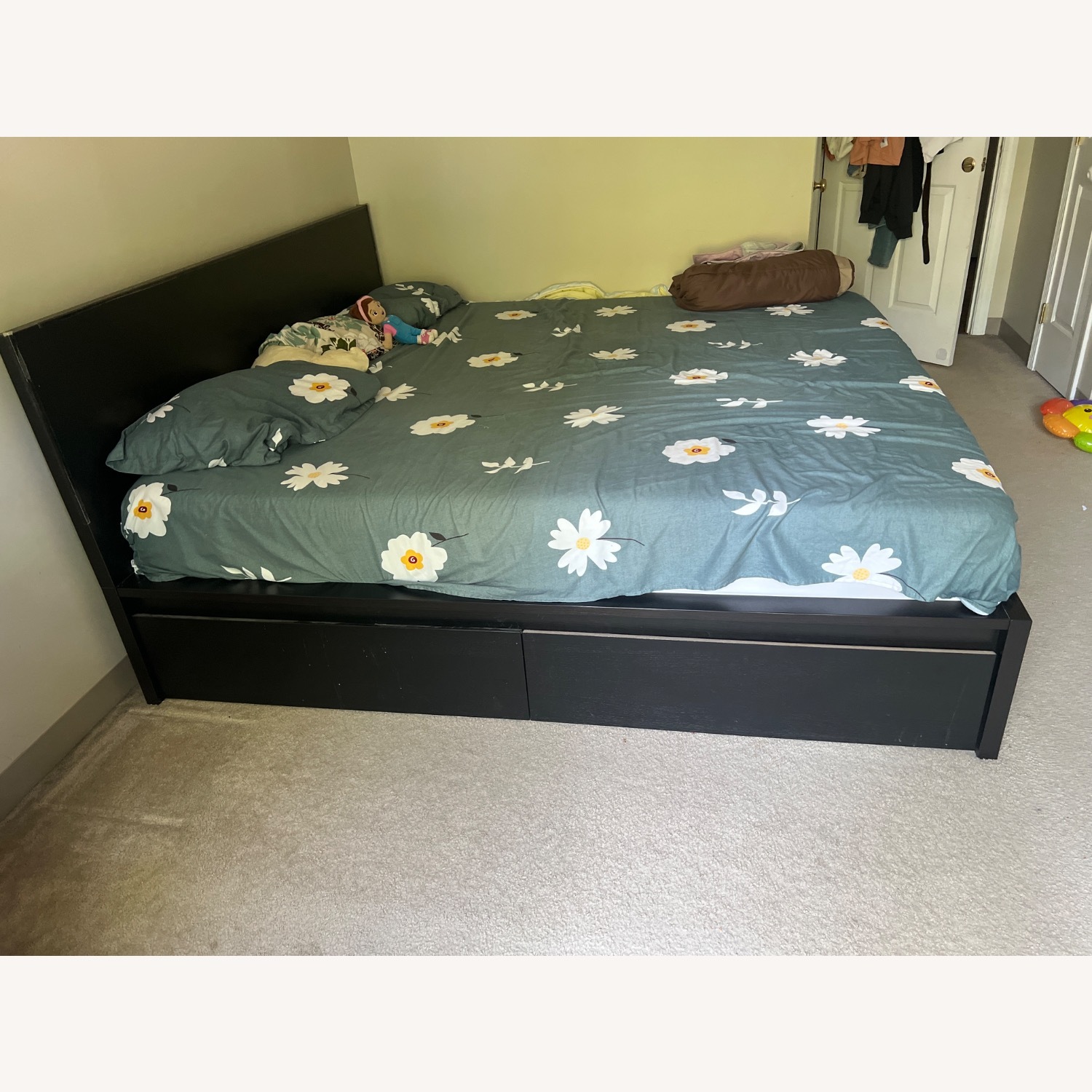 IKEA King Size Storage Bed - image-1