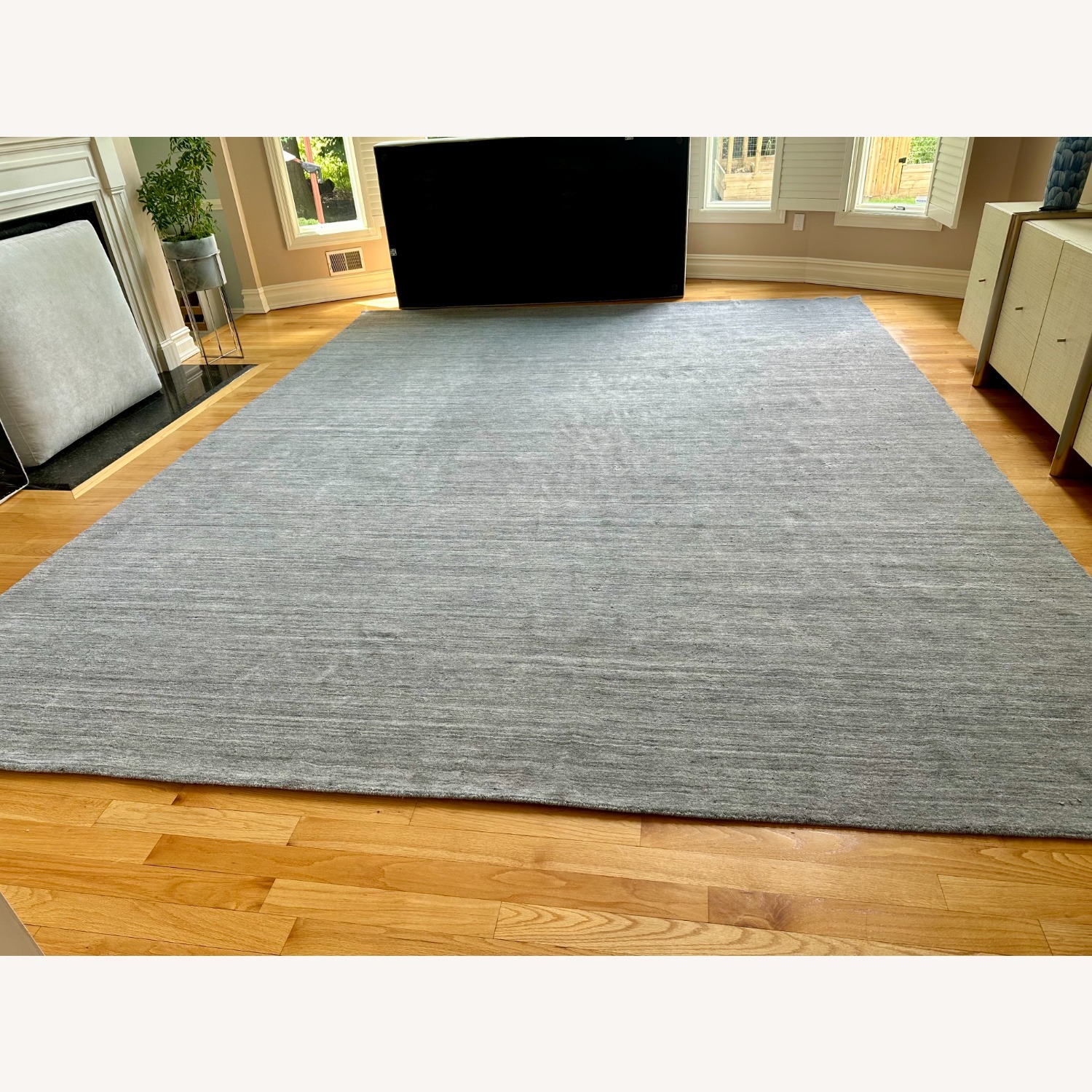 Restoration Hardware Blue Area Rug 12' x 15' - image-5