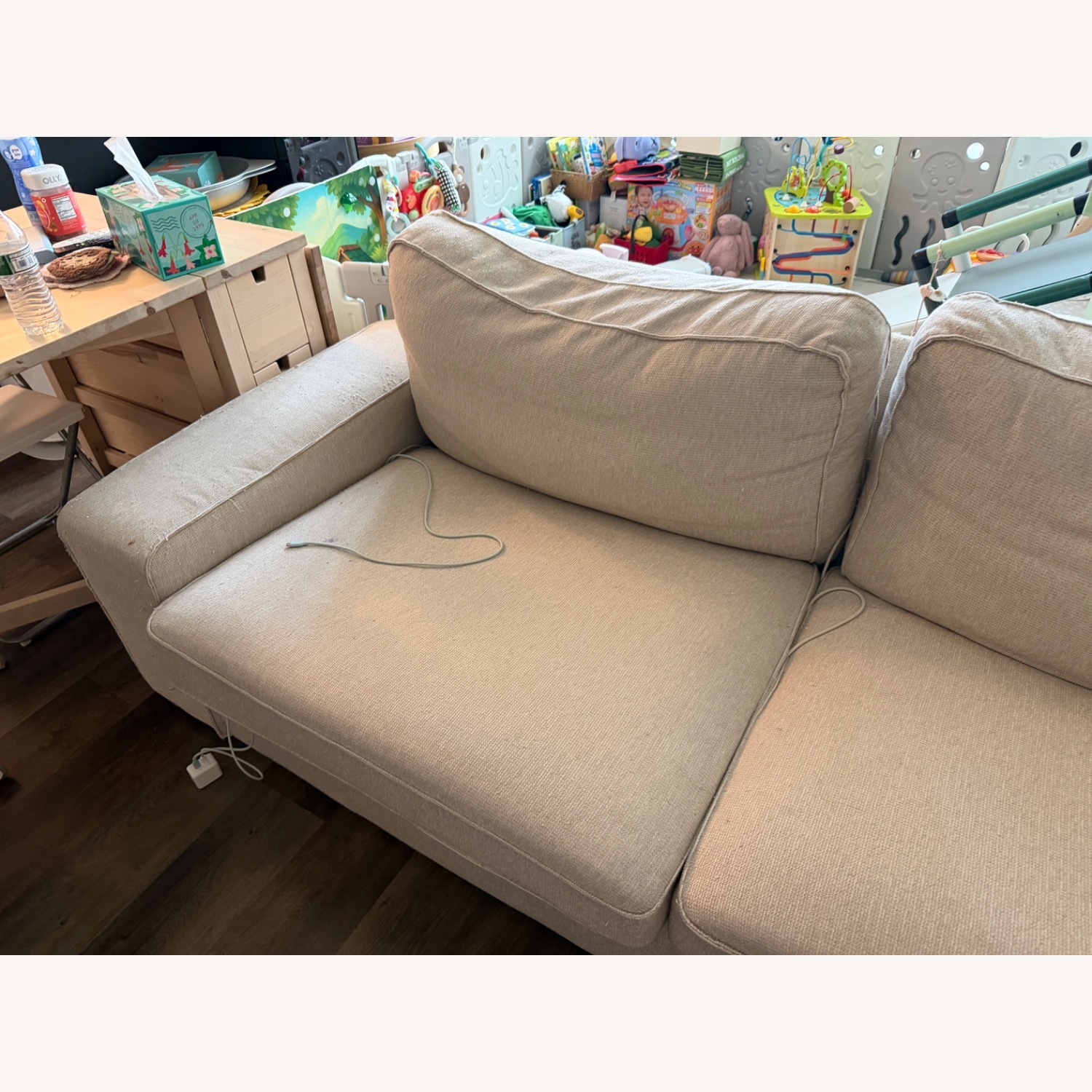 IKEA Kivik White Fabric 2 Seater Sofa - image-2