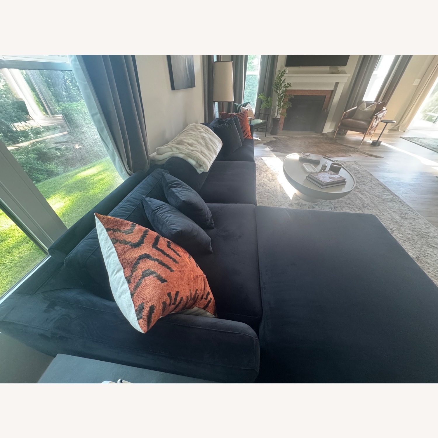 Rove Concepts Milo Modular Navy Sectional - image-3