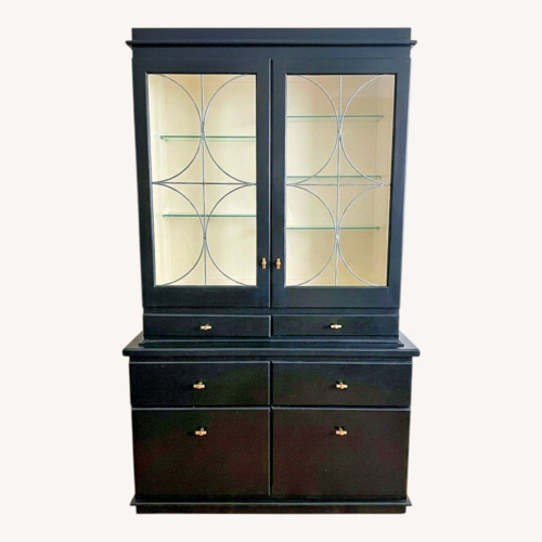Used Black China Cabinet for sale on AptDeco