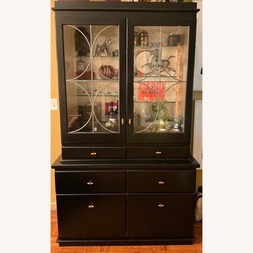 Used Black China Cabinet for sale on AptDeco