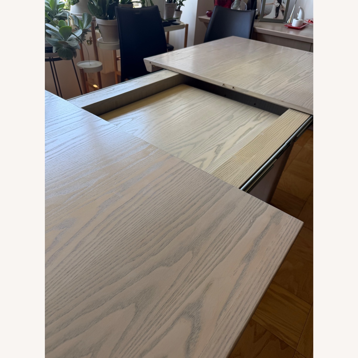 Light Gray Solid Ash Dining Set - image-5