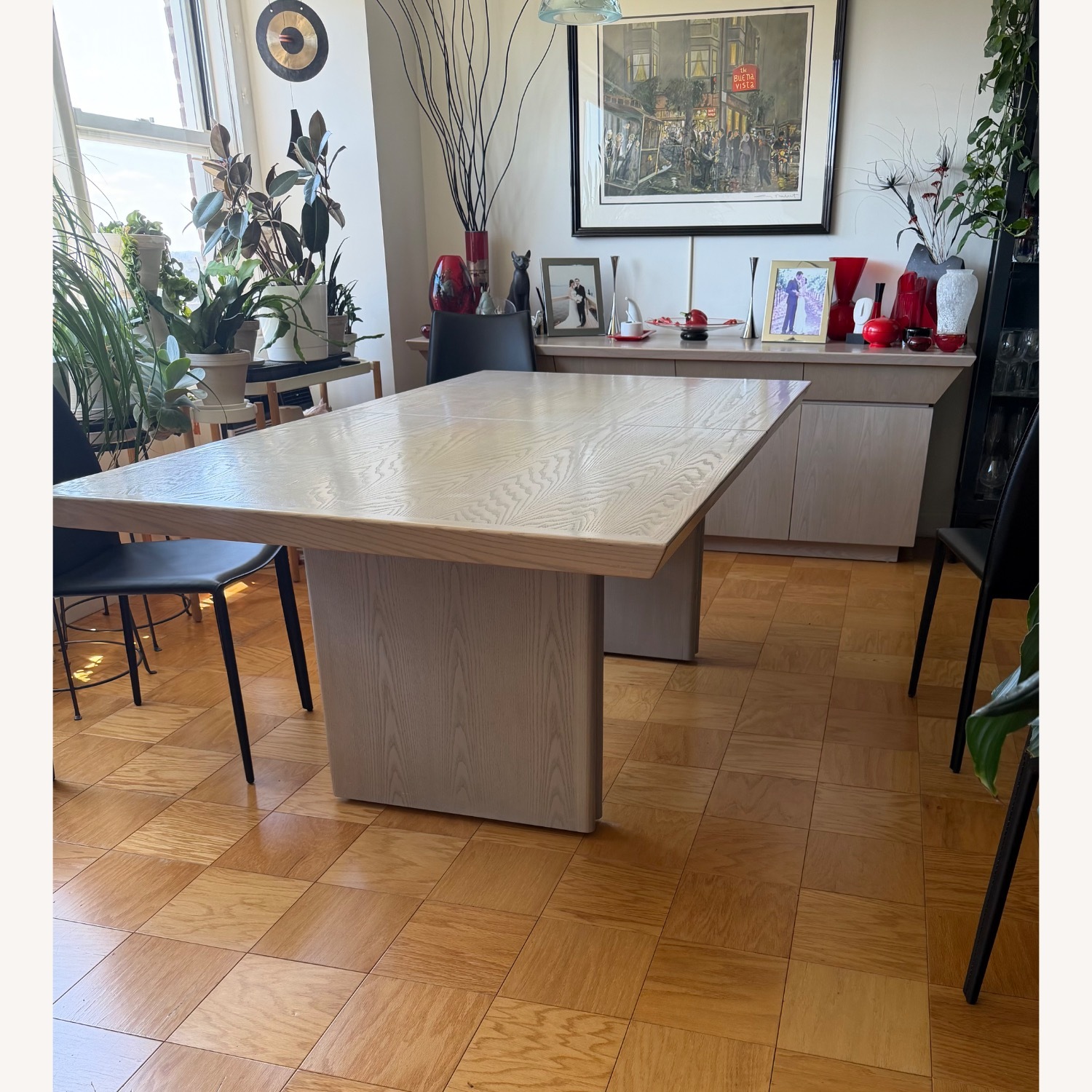 Light Gray Solid Ash Dining Set - image-1