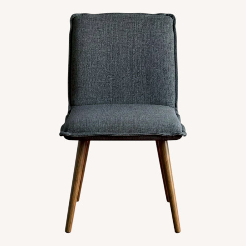 Used Gray Upholstered Accent Chair for sale on AptDeco