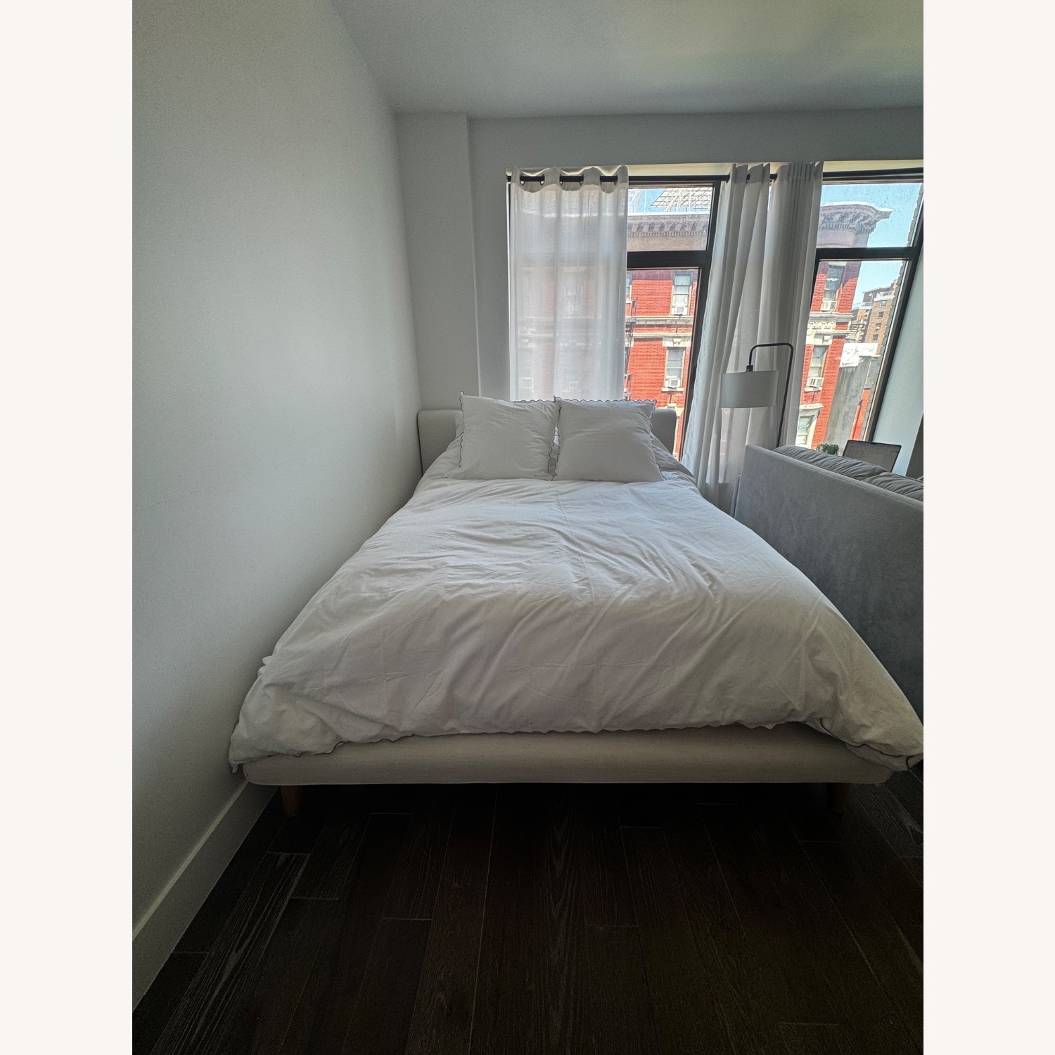 West Elm Mod Upholstered Queen Bed  - image-3