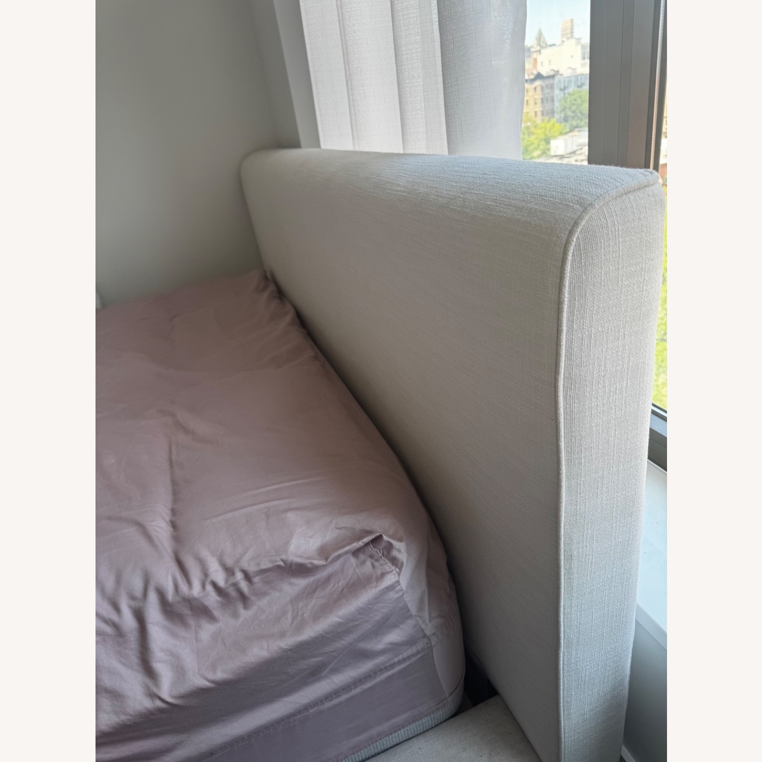 West Elm Mod Upholstered Queen Bed  - image-2