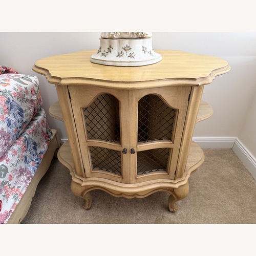Used Vintage/Antique White Wood Nightstands 2 for sale on AptDeco
