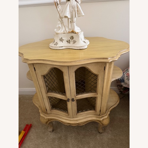 Used Vintage/Antique White Wood Nightstands 2 for sale on AptDeco