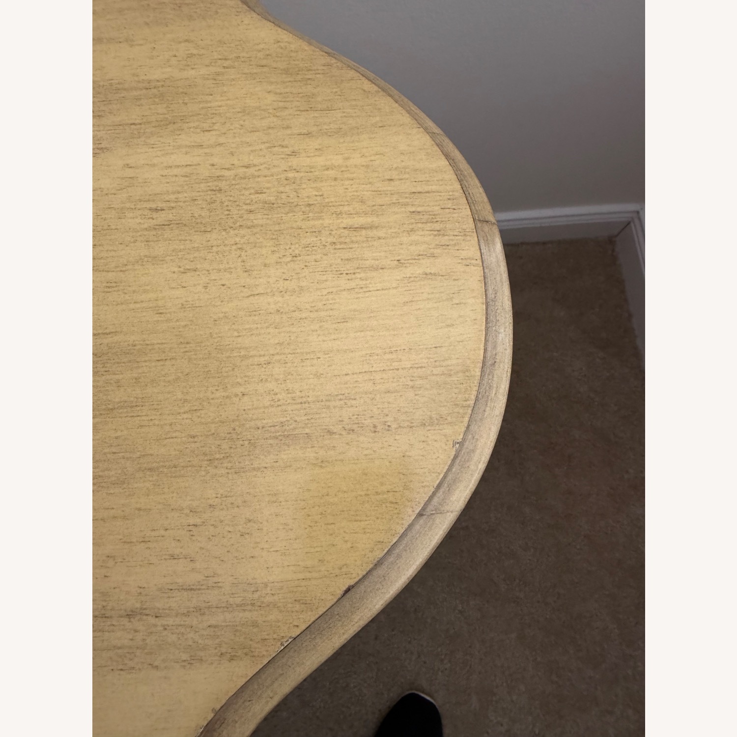Vintage/Antique White Wood Nightstands 2 - image-7
