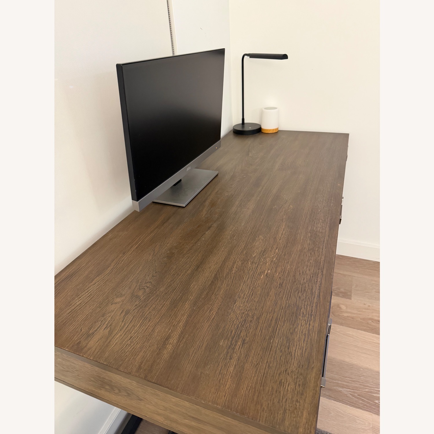 Harper Industrial Wooden Desk - image-3