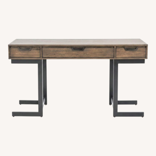 Used Harper Industrial Wooden Desk for sale on AptDeco
