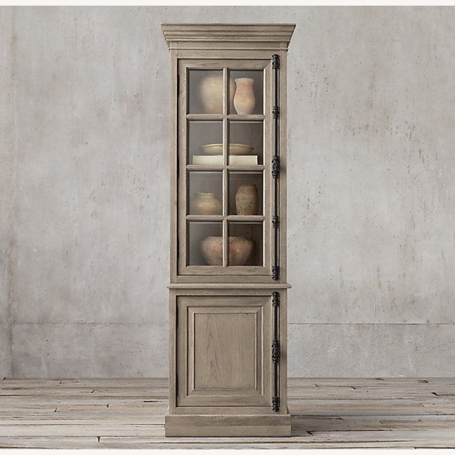 Restoration Hardware French Casement Single-Door Sideboard & Hutch - image-4