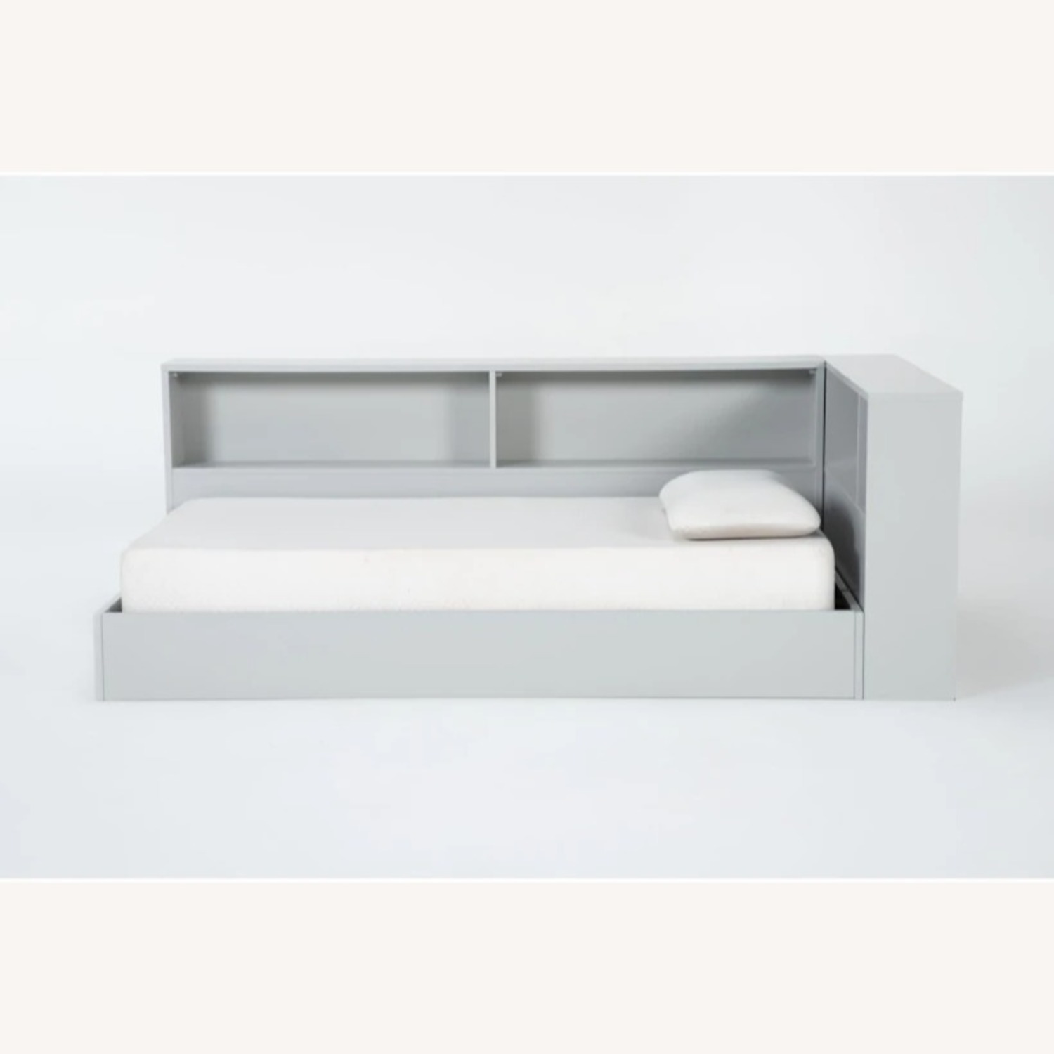 Gray Full Bookcase Beds - image-2