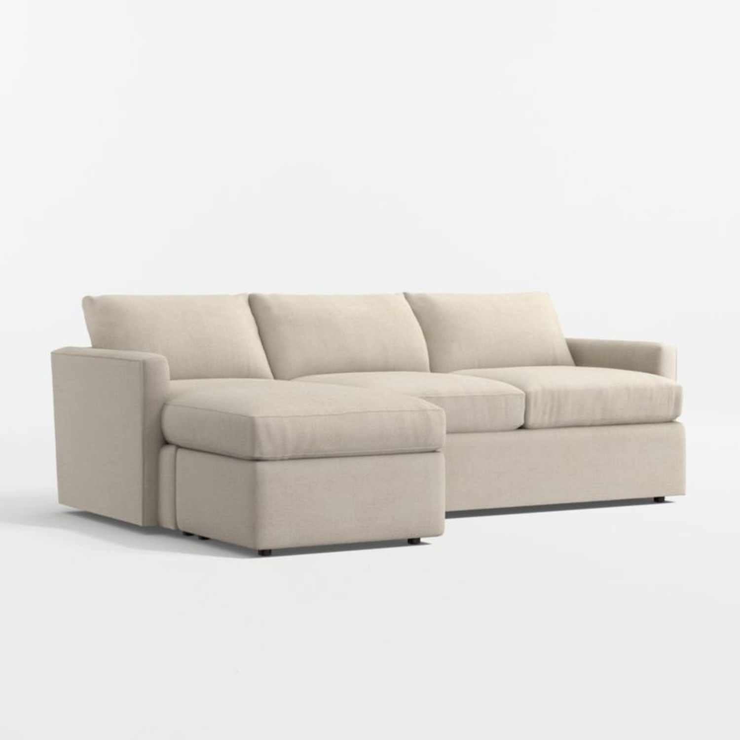 Crate & Barrel Natural Fabric Sleeper Sofa - image-8