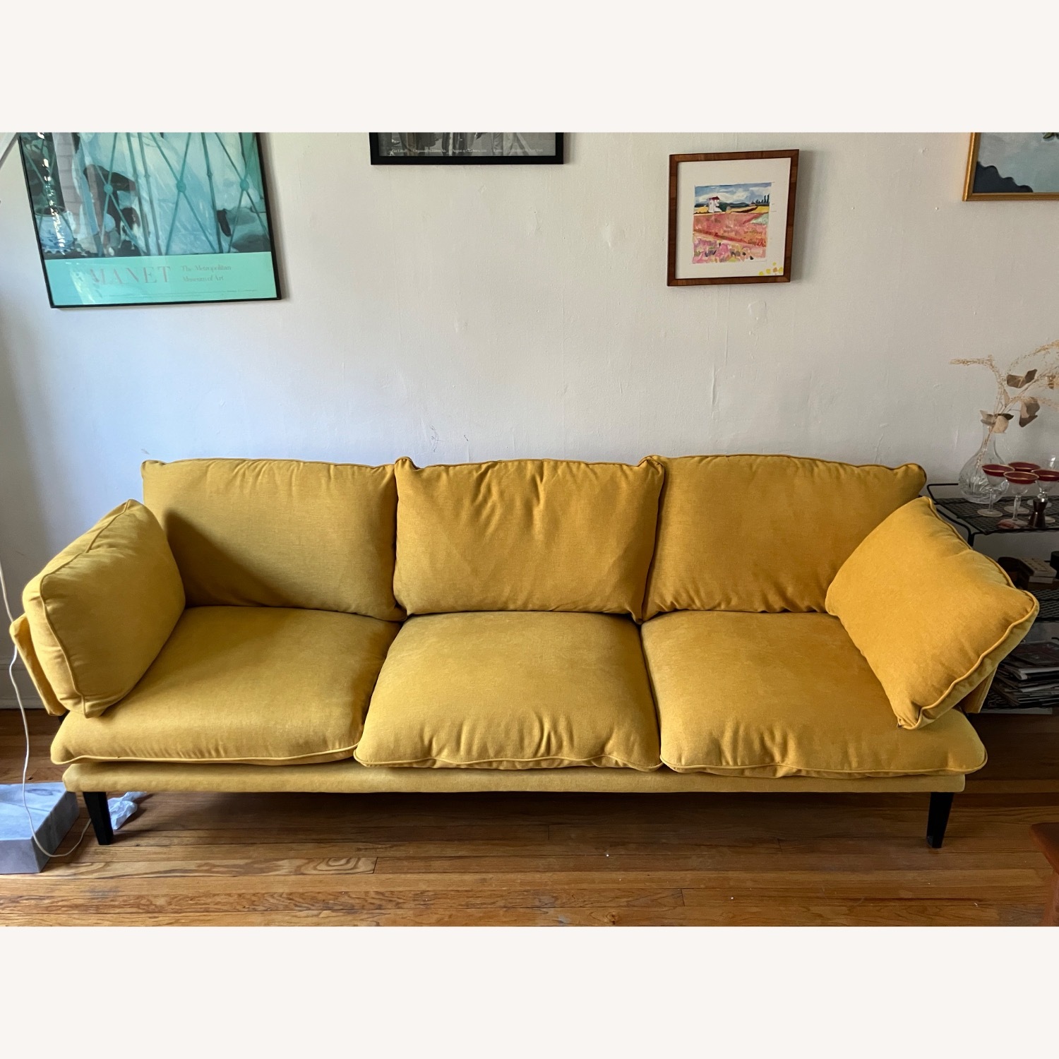 Floyd Yellow 3+ Seater Sofa - image-1