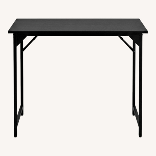 Used Black Writing Desk with Storage Sling for sale on AptDeco
