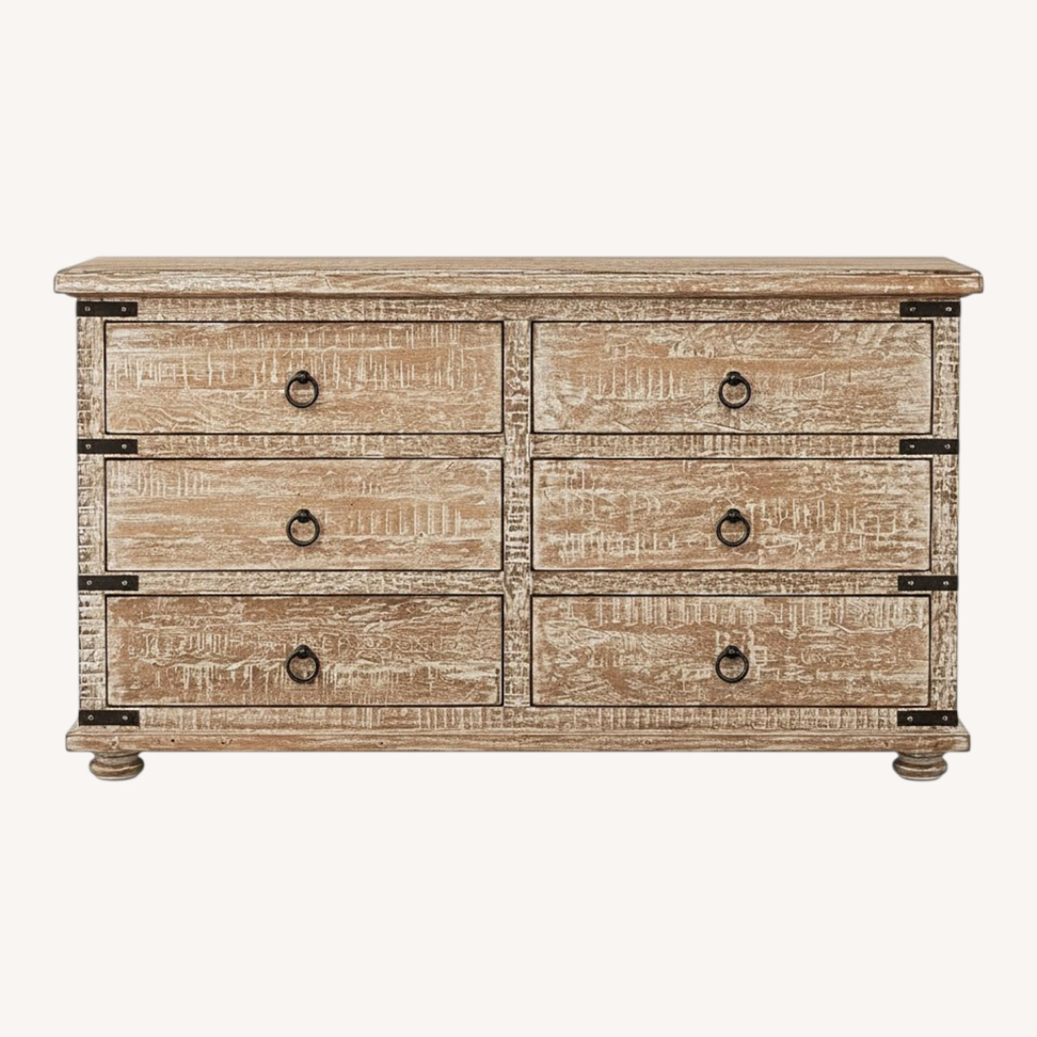 Pottery Barn Kaplan Natural Wood Dresser - image-0