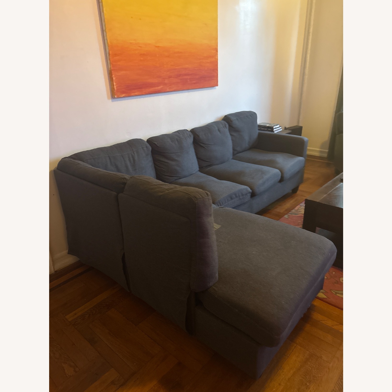 Wade Logan Ashif 95.25" Sectional Sofa & Chaise - image-3