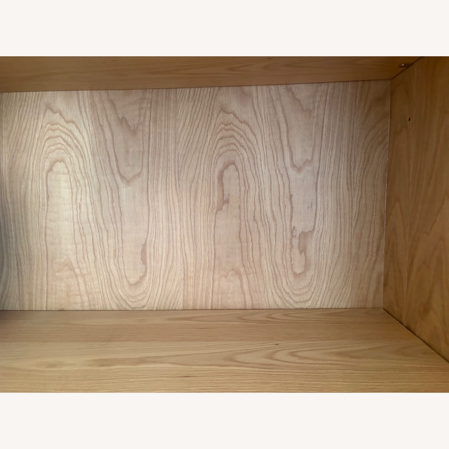 White Faux Shagreen Armoire - image-4