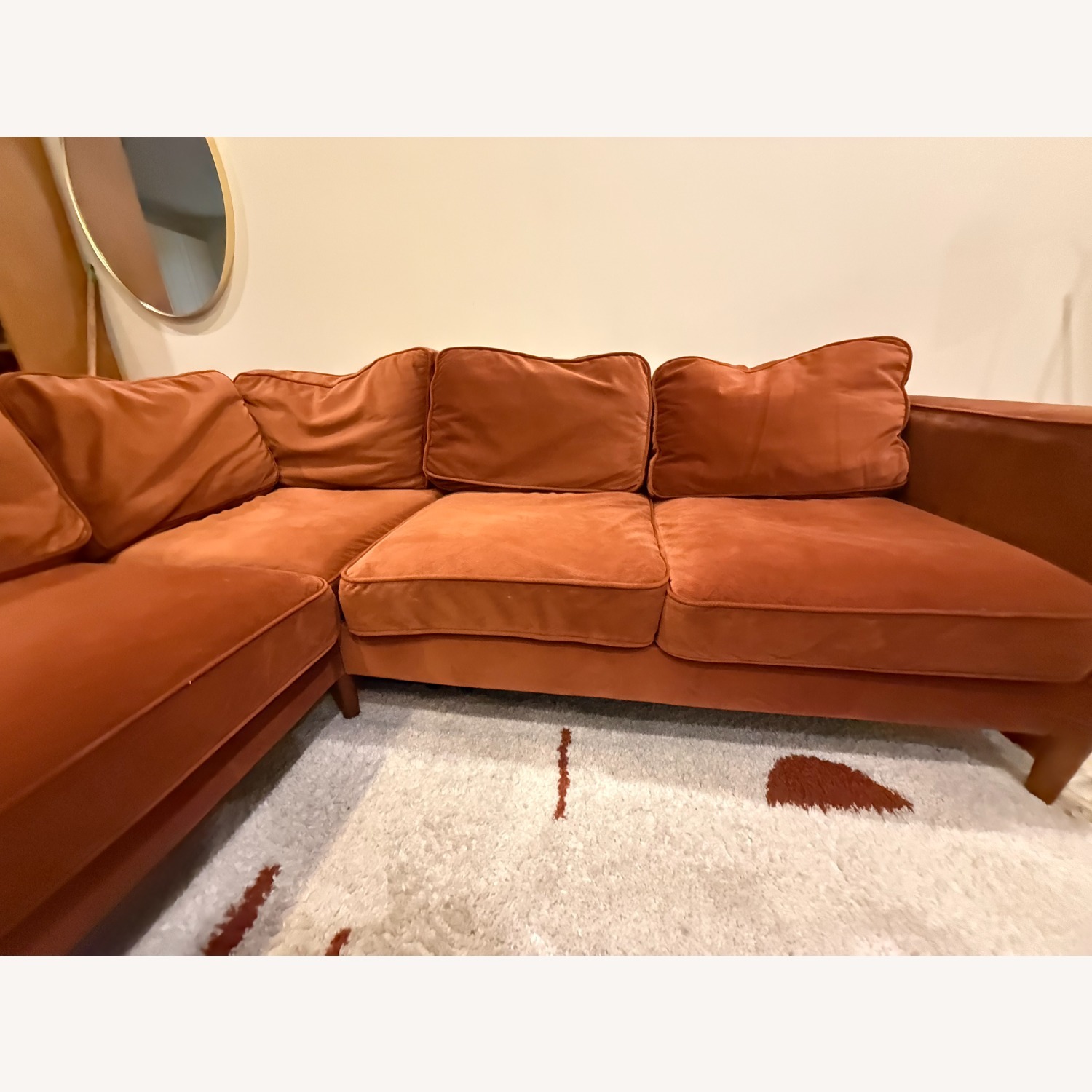 Albany Park Velvet 2 Piece Sectional - image-6