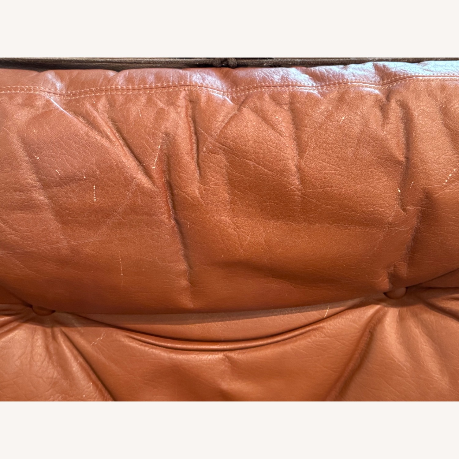 Westnofa Dark Brown Leather Accent Chair - image-12