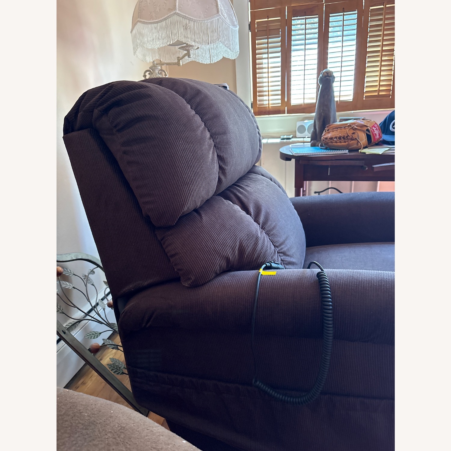 La-Z-Boy Dark Brown Fabric Recliner - image-3